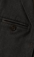 Blazer Desestruturado na cor chumbo, detalhe do bolso