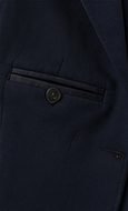 Blazer Desestruturado na cor marinho, detalhe do bolso