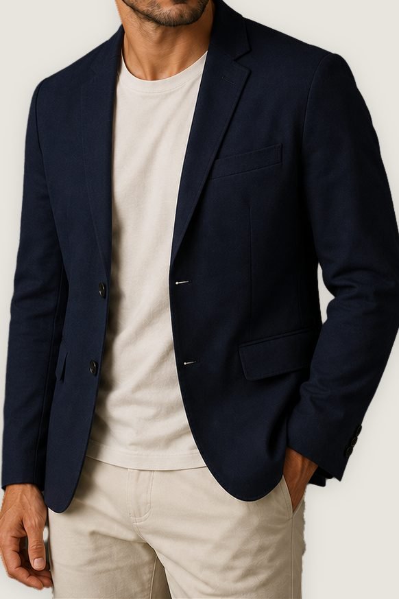 Blazer Desestruturado na cor marinho