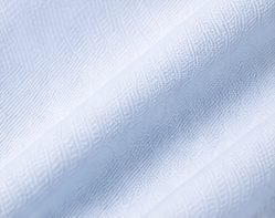 Camisa Social Easy Care na cor azul céu, detalhe do tecido